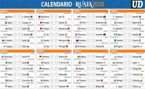 Senegal, por su parte, también dio la sorpresa con un juego rápido ante polonia. Rusia 2018, El Universal En Rusia | Calendario de partidos ...