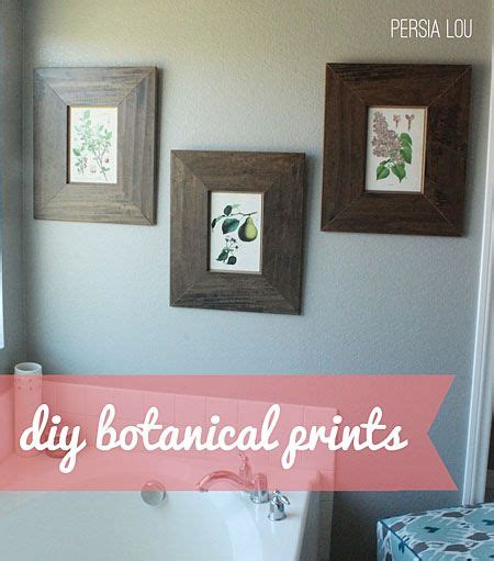 Diy Botanical Prints Reader Featured Project Diy Frame