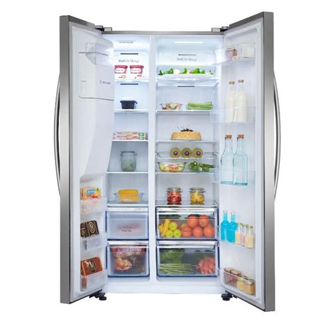 Buy Hisense Rs694n4icf American Fridge Freezer Premium Stainless