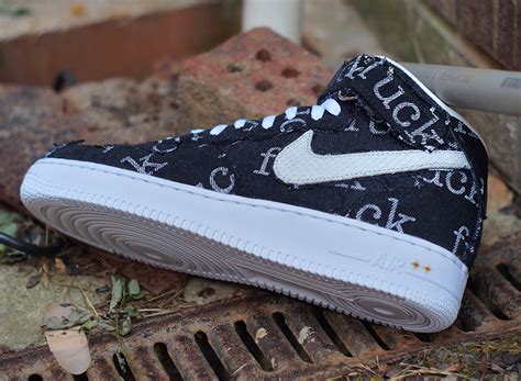 Nike air force 1 low. Nike Air Force 1 Mid "Supreme F&%$" by JBF Customs ...