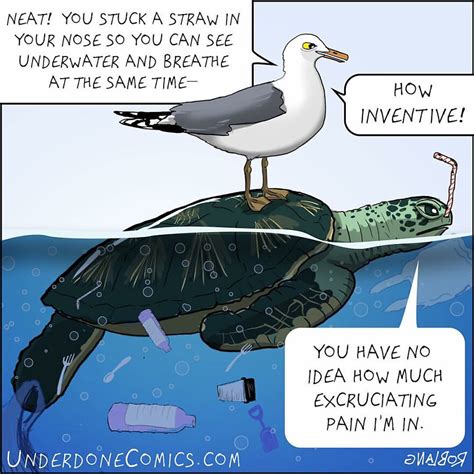 I Draw Comics To Show How Plastic Waste Affects Marine Life 30 Pics