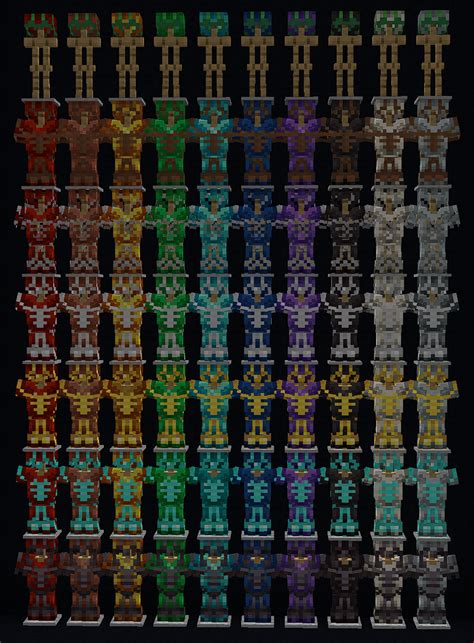 Silence Armor Trim In All Colors On All Armor Sets Rminecraft