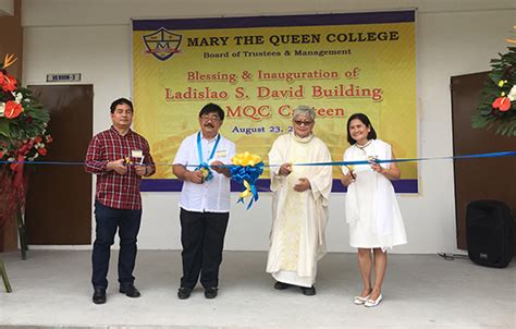 Mary The Queen College Inaugurates New Building Punto Central Luzon