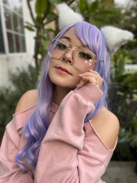 Lavender Lolita Wig With E Girl Inspired Makeup
