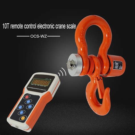 10t Wireless Digital Electronic Hanging Crane Scale With Handheld Meter
