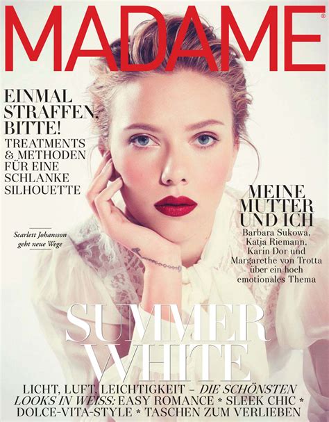 Scarlett Johansson Madame Magazine Germany May 2015 Issue