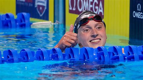 Katie ledecky and usa swimming. Katie Ledecky makes 1,500 history at Olympic swimming trials