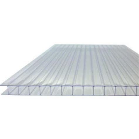 10mm Clear Twin Wall Polycarbonate Sheet