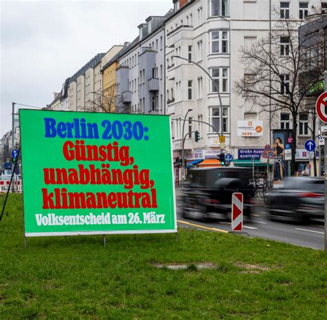 Berlin Endgültiges Ergebnis Klima Volksentscheid Ist Gescheitert Welt