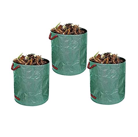 Heavy Duty Gardening Leaf Bags 72 Gallon Garden Waste Bags Reusable