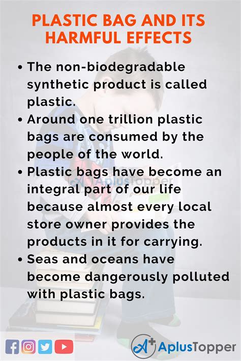 10 Lines On Plastic Bag And Its Harmful Effects For Students And