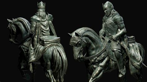 Statue Of Isildur In Minas Tirith Behance