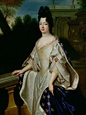 Marie Adélaïde of Savoy as depicted circa 1697 (wearing Fleur-de-lis as ...