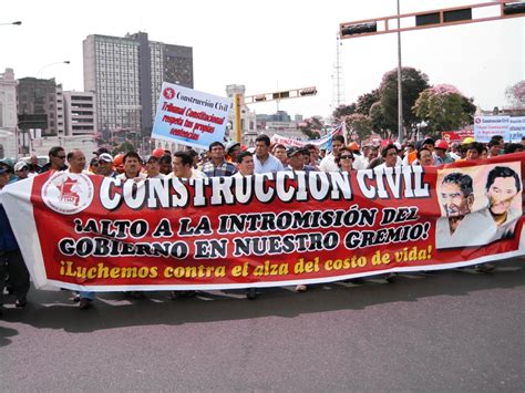 Cgtp Joven Miles De Trabajadores En ConstrucciÓn Civil Se Movilizaron