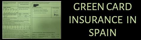 The insurance card green card, in fact, is an analogue of our ctp (not to be confused with casco). European Green card vehicle insurance for Spain and Europe in English