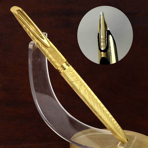 Buy Waterman Cf Plaque Org Fountain Pen With 18ct 750 Gold B Nib