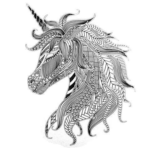 A large collection of unicorn coloring pages for kids. 158 best images about Coloring pages scanned on Pinterest ...