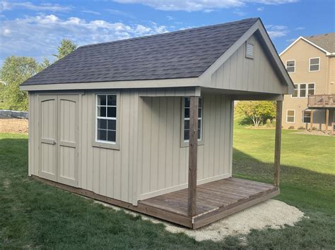 Sheds With Covered Porches — Storage Sheds Mn Wi Built On Your Site