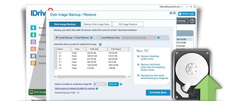 Step 2 select the external hard drive as the destination to save the system backup image file. IDrive® Disk Image Backup - Create a copy of your entire disk