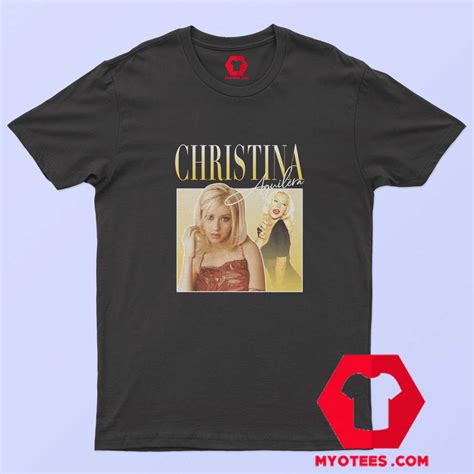 Vintage Christina Aguilera Singer Graphic T Shirt