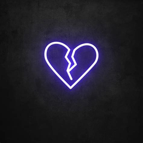 Heart Broken Led Neon Sign Neon Direct