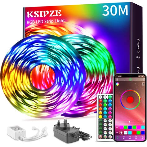Mua Ksipze 30m Led Strip Lights2 Rolls Of 15m Rgb Music Sync Color