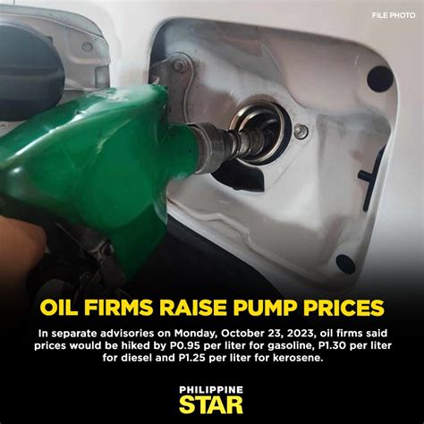 Philippine Star Oil Companies Are Raising Pump Prices