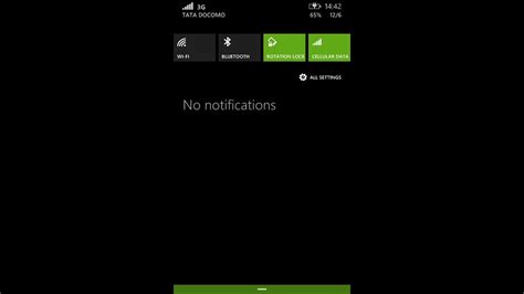 How To Get Cellular Data Setting On Action Center In Windows Phone 81