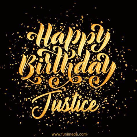 Happy Birthday Card For Justice Download  And Send For Free