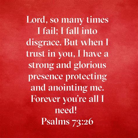 Daily Scripture Trust Me I Fall Scriptures Psalms Fails Lord
