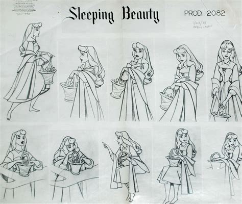Sleeping Beauty Disney Model Sheets