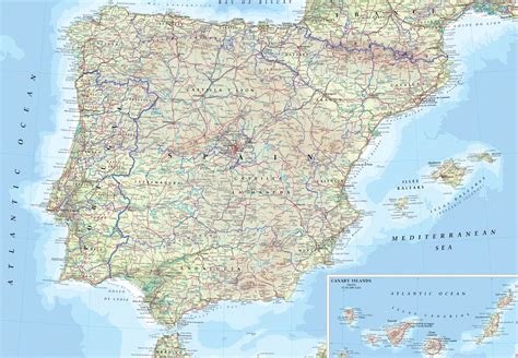 Espanha Mapas Geográficos Da Espanha Enciclopédia Global™