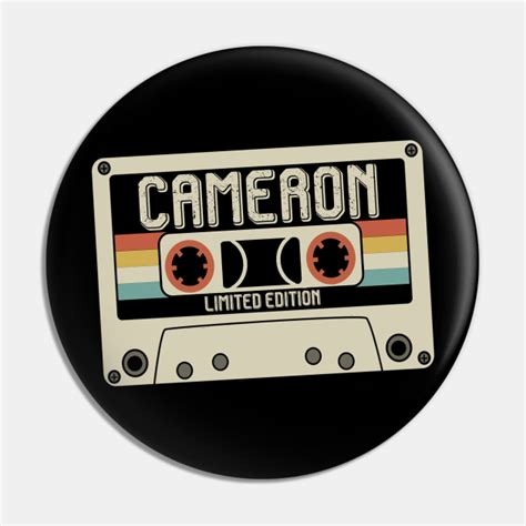 Cameron Limited Edition Vintage Style Cameron Pin Teepublic