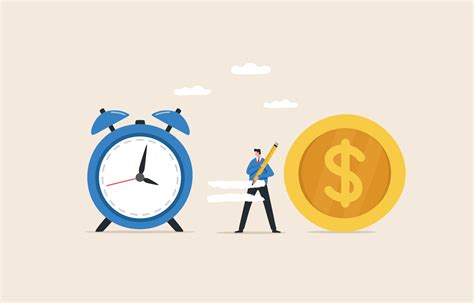 El Tiempo Es Concepto De Dinero Valor Del Dinero En El Tiempo Ahorro