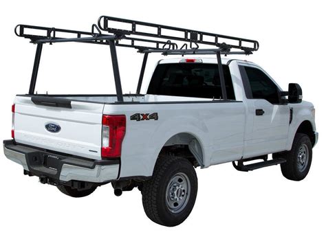 Buyers Products Over The Cab Truck Bed Ladder Rack Black Powder
