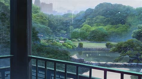 The Garden Of Words Makoto Shinkai Anime Rain Wallpaper Resolution