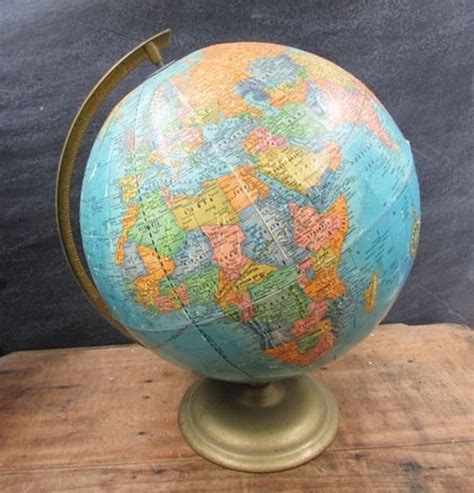 Cram's Imperial World Globe Vintage Globe George F Cram | Etsy