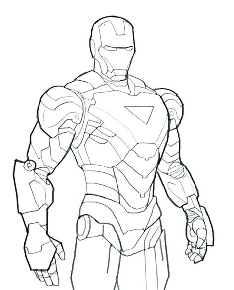 Iron Man Mark 85 Coloring Pages