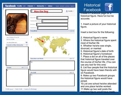 Free Technology For Teachers How To Create Historical Facebook