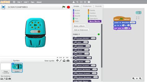Introduction To Scratch 4 Phiro