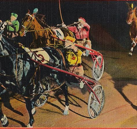 1930 Long Island L.I. NY Night Trotting Races at Roosevelt Raceway RARE