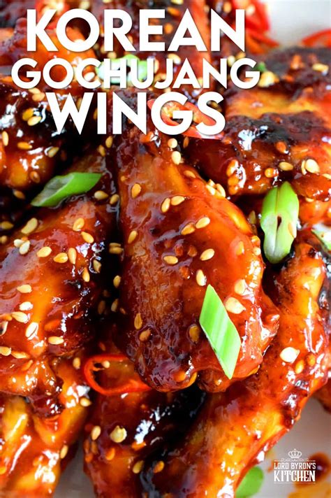 Korean Gochujang Chicken Wings Lord Byron S Kitchen