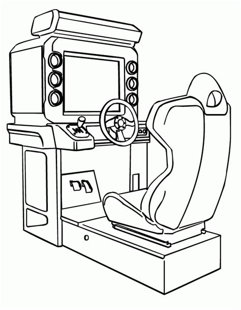 Go through the pages of the book, pick your favorite drawing and make it look fantastic. Printable Arcade Video Games Coloring Page From ...