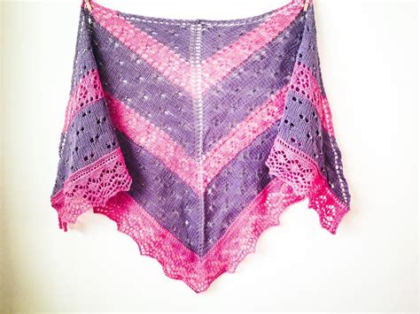This colorful neon shawl looks like a lot of work, but it's not! Top 15 Free Shawl Knitting Patterns