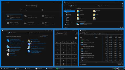 Dark Theme For Windows 10 By Generation Blue On Deviantart