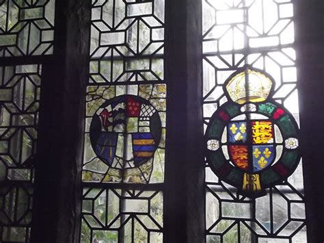Inside Haddon Hall The Parlour Windows Coat Of Arms Flickr