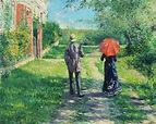 Chemin montant - Digital Remastered Edition Painting by Gustave ...
