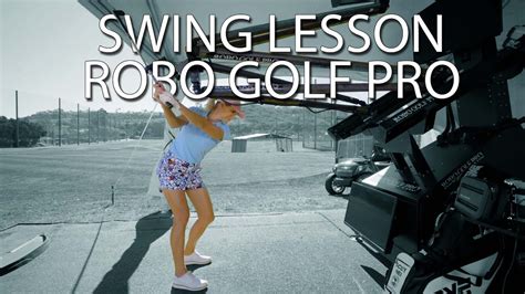 Will Golf Swing Improve With Robo Golf Pro Lesson Alissa Kacar Finds