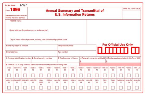 Mastering Form 1096 The Essential Guide The Boom Post