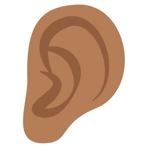 Ear Emoji Clipart Free Download Transparent Png Creazilla